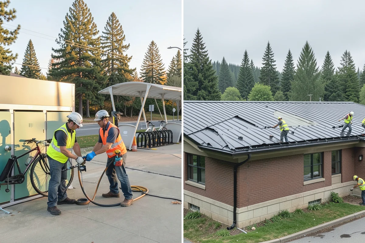 Tree Watering in Redmond, King County, WA - Route and frequency plan for the young-tree population
