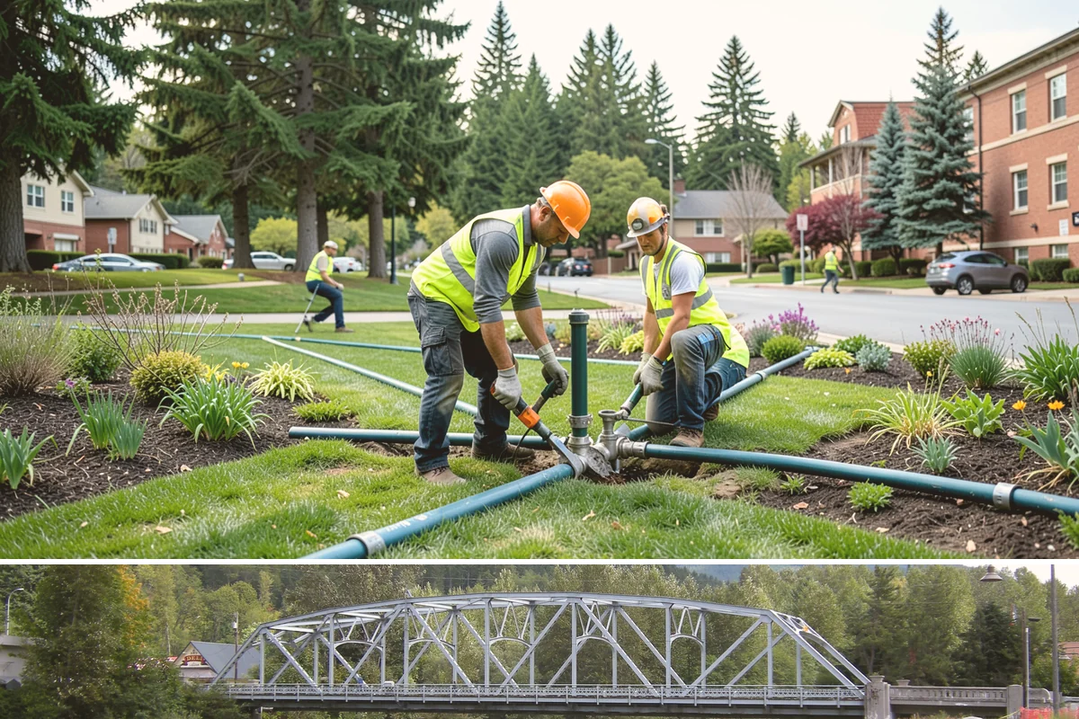 Tree Watering in Skykomish, King County, WA - Watering runs through Western Washington's dry summer window, typically from late spring into early fall, when young trees are...