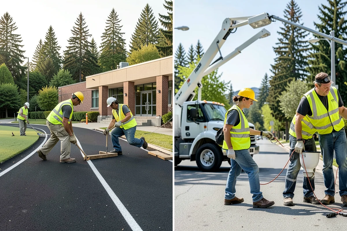 Tree Watering in Snoqualmie, King County, WA - Route and frequency plan for the young-tree population