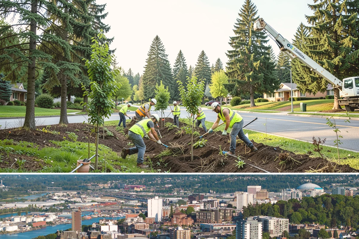 Tree Watering in Tacoma, Pierce County, WA - Watering runs through Western Washington's dry summer window, typically from late spring into early fall, when young trees are...