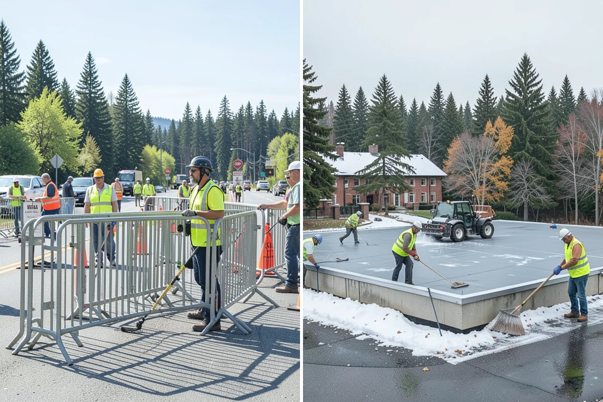 Tree Watering in Woodinville, King County, WA - Route and frequency plan for the young-tree population