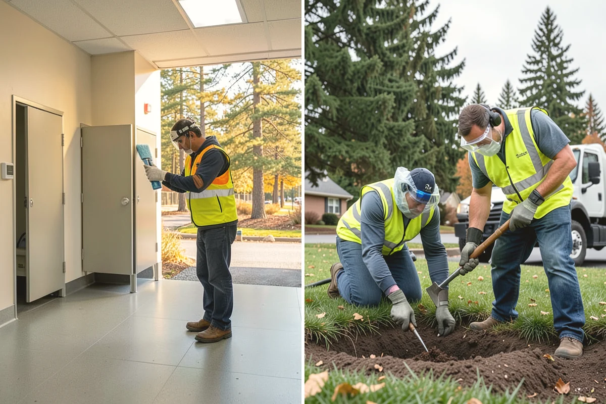 Trip Hazard Removal in Burlington, Skagit County, WA - Survey walkways and measure vertical displacements against ADA limits