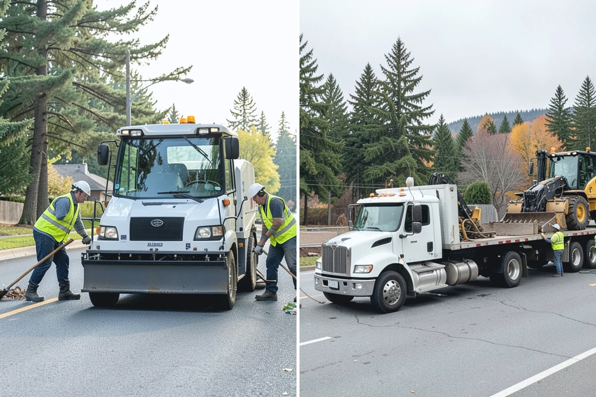 Trip Hazard Removal in Coupeville, Island County, WA - Survey walkways and measure vertical displacements against ADA limits