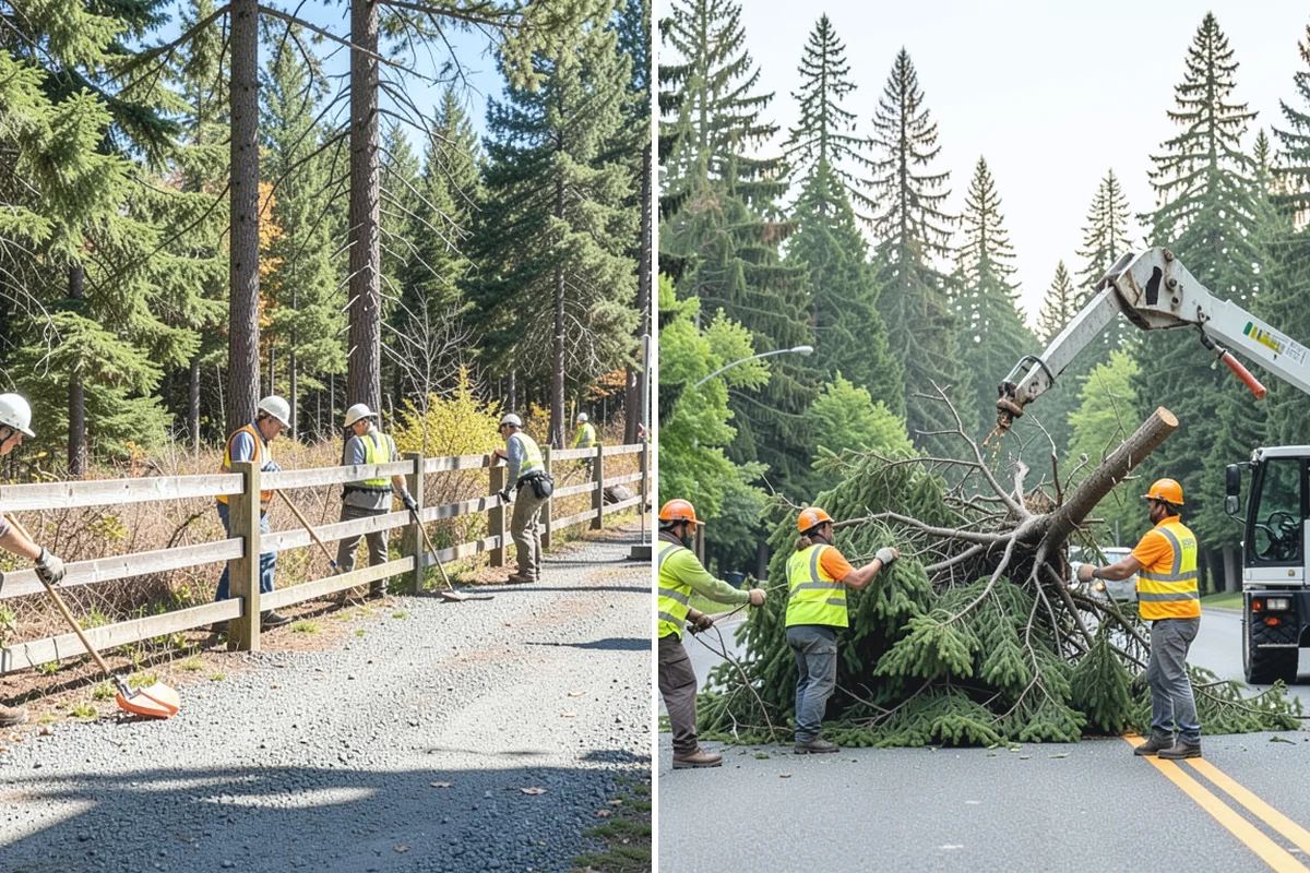Trip Hazard Removal in Darrington, Snohomish County, WA - Survey walkways and measure vertical displacements against ADA limits