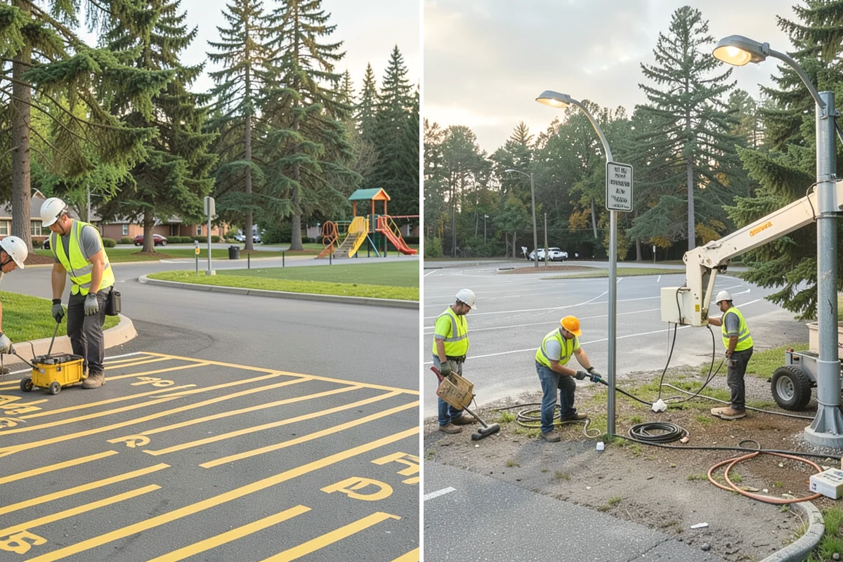 Trip Hazard Removal in Duvall, King County, WA - Survey walkways and measure vertical displacements against ADA limits