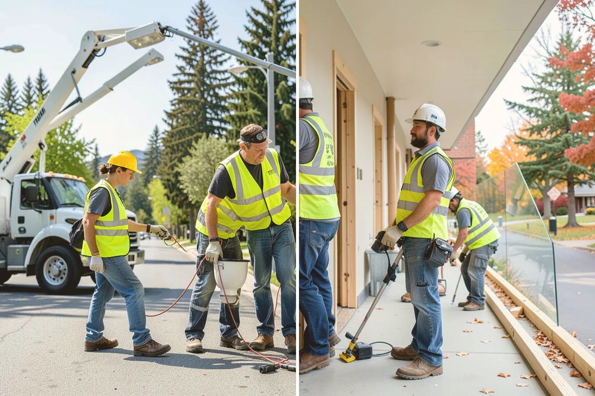 Trip Hazard Removal in Edmonds, Snohomish County, WA - Survey walkways and measure vertical displacements against ADA limits