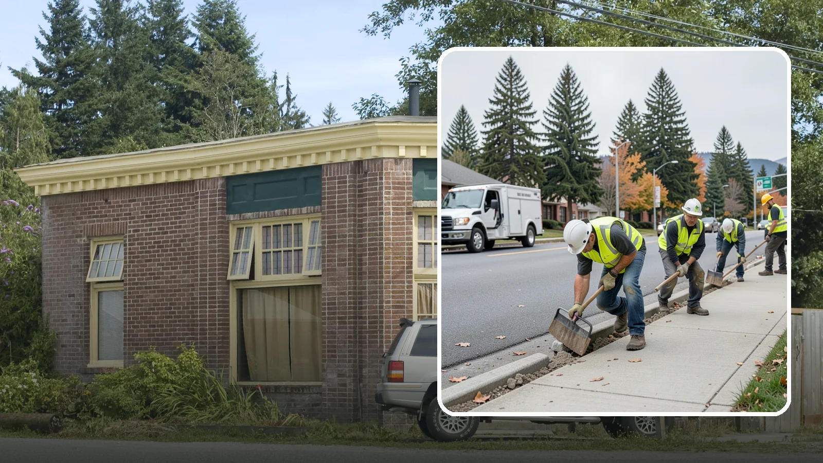 Trip Hazard Removal in Hamilton, Skagit County, WA - Precision trip hazard removal that eliminates displaced sidewalk edges quickly and cost-effectively without full replacement.