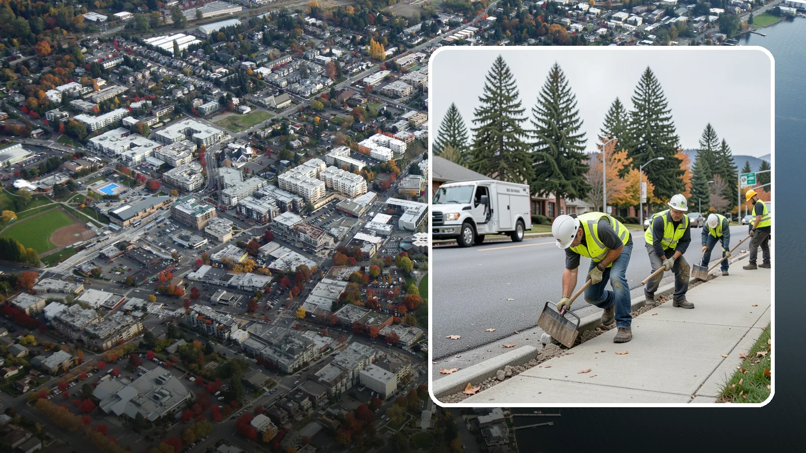 Trip Hazard Removal in Kirkland, King County, WA - Precision trip hazard removal that eliminates displaced sidewalk edges quickly and cost-effectively without full replacement.