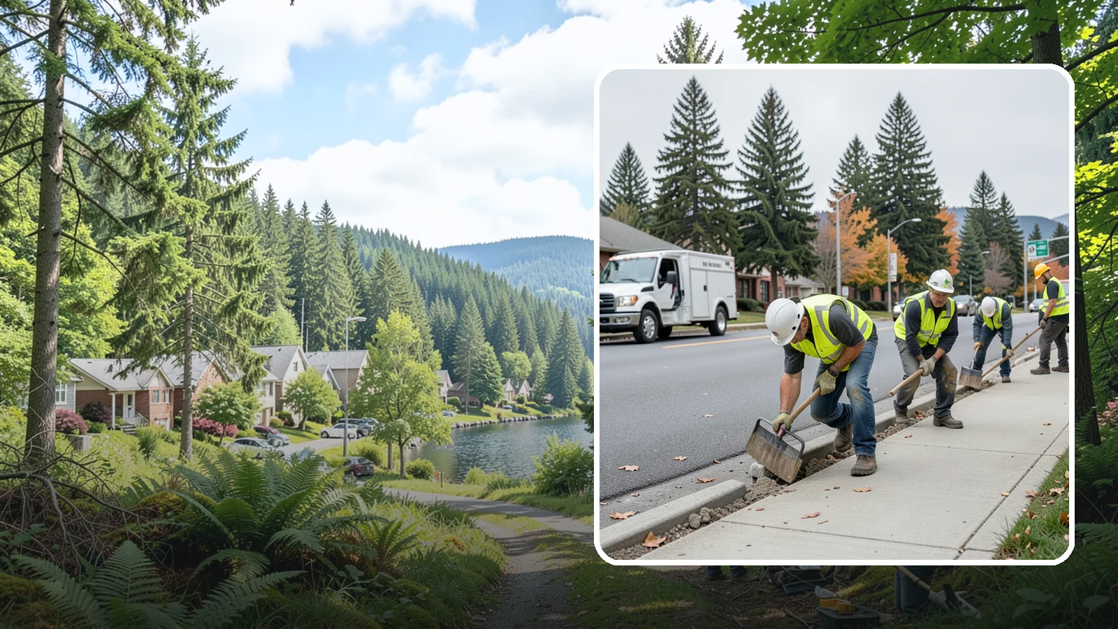 Trip Hazard Removal in Lake Forest Park, King County, WA - Precision trip hazard removal that eliminates displaced sidewalk edges quickly and cost-effectively without full replacement.