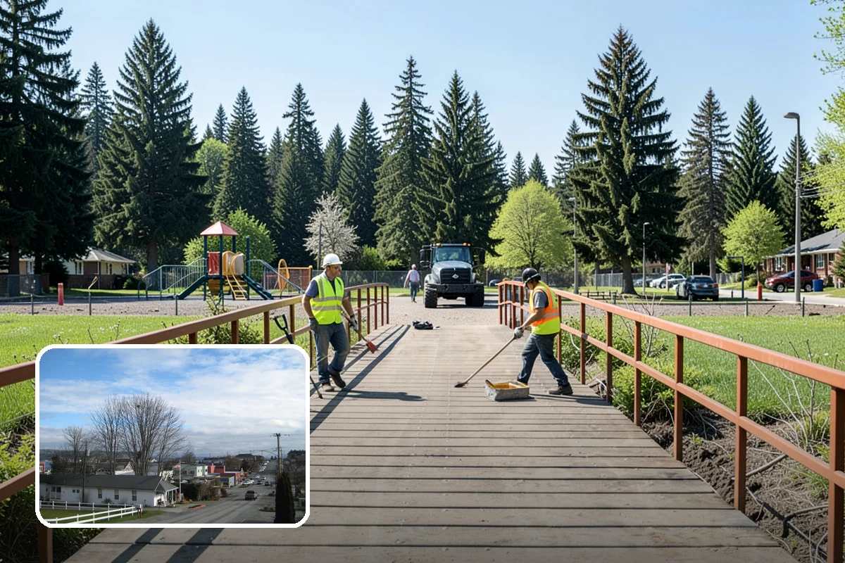 Trip Hazard Removal in Langley, Island County, WA - Removes documented trip hazards at low cost per location