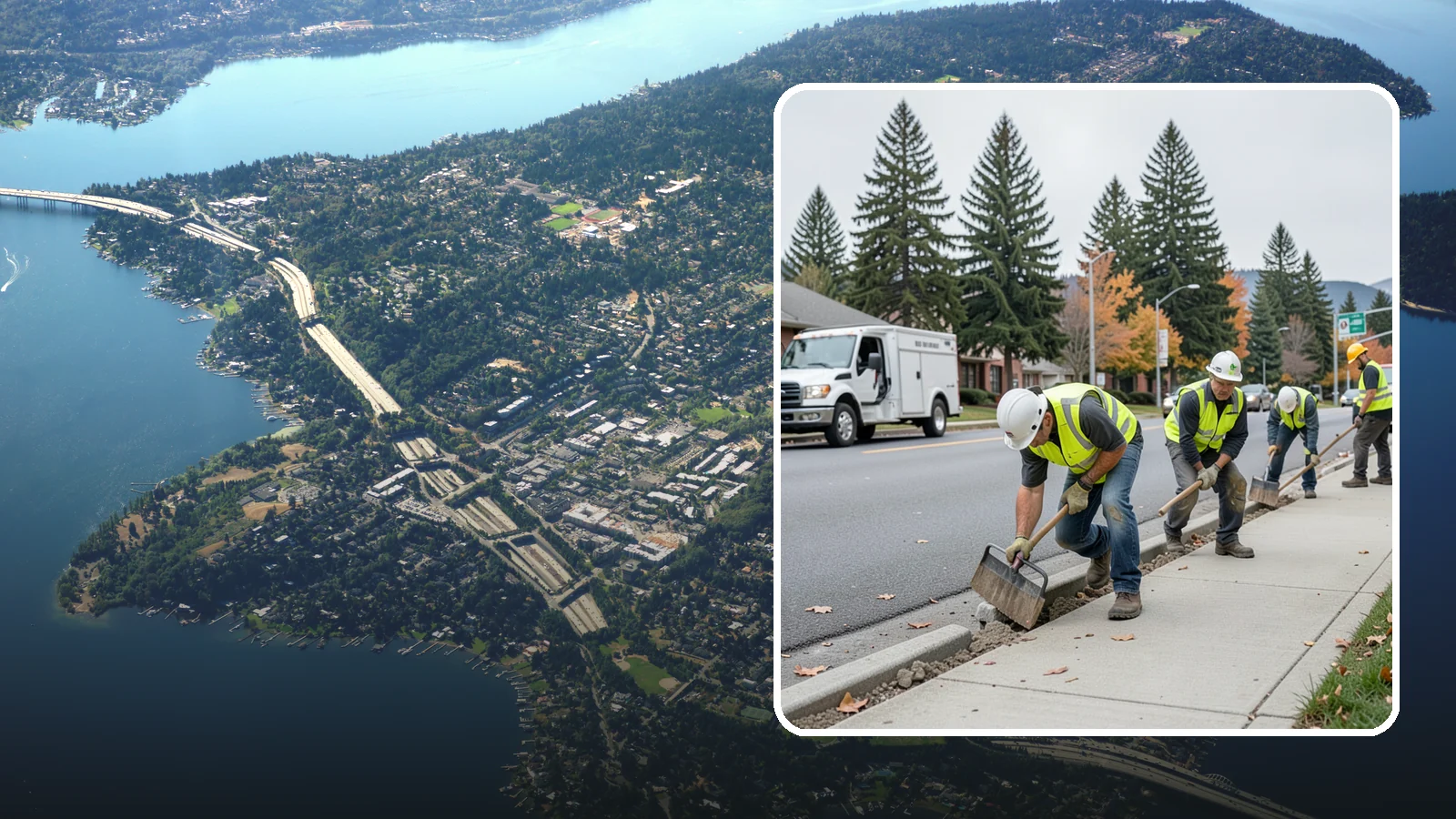 Trip Hazard Removal in Mercer Island, King County, WA - Precision trip hazard removal that eliminates displaced sidewalk edges quickly and cost-effectively without full replacement.