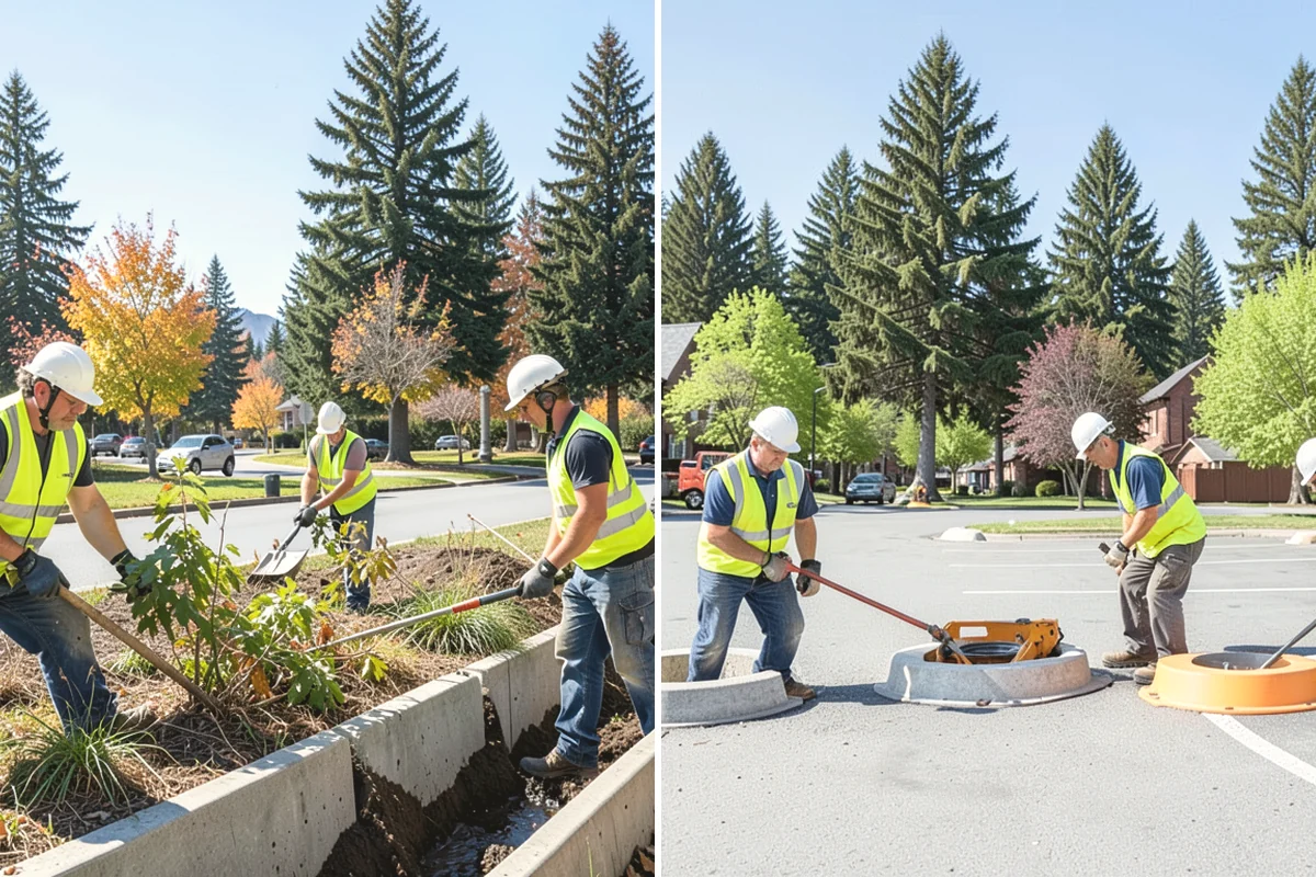 Trip Hazard Removal in Mill Creek, Snohomish County, WA - Survey walkways and measure vertical displacements against ADA limits