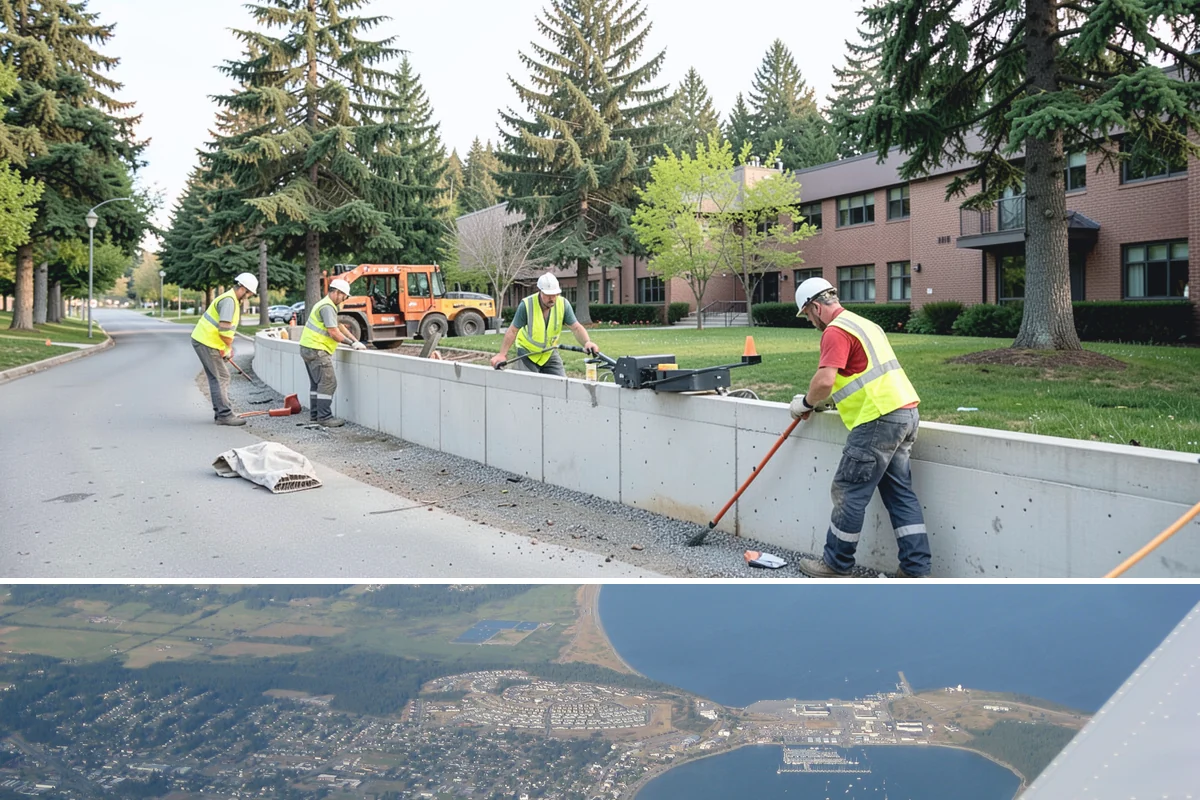 Trip Hazard Removal in Oak Harbor, Island County, WA - Trip hazard removal can proceed nearly year-round since it requires no curing, though dry days improve dust control and worksite...