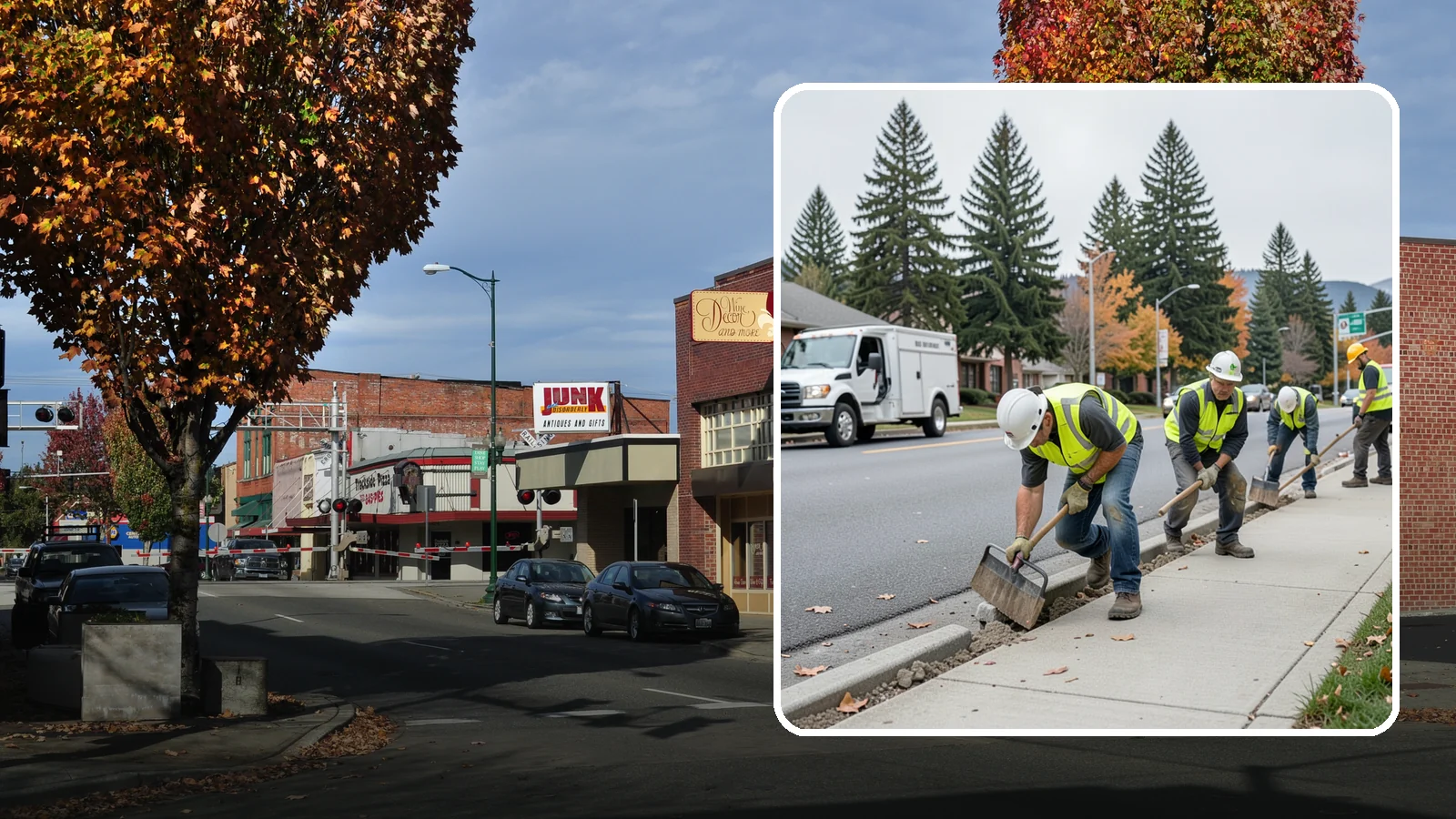 Trip Hazard Removal in Puyallup, Pierce County, WA - Precision trip hazard removal that eliminates displaced sidewalk edges quickly and cost-effectively without full replacement.