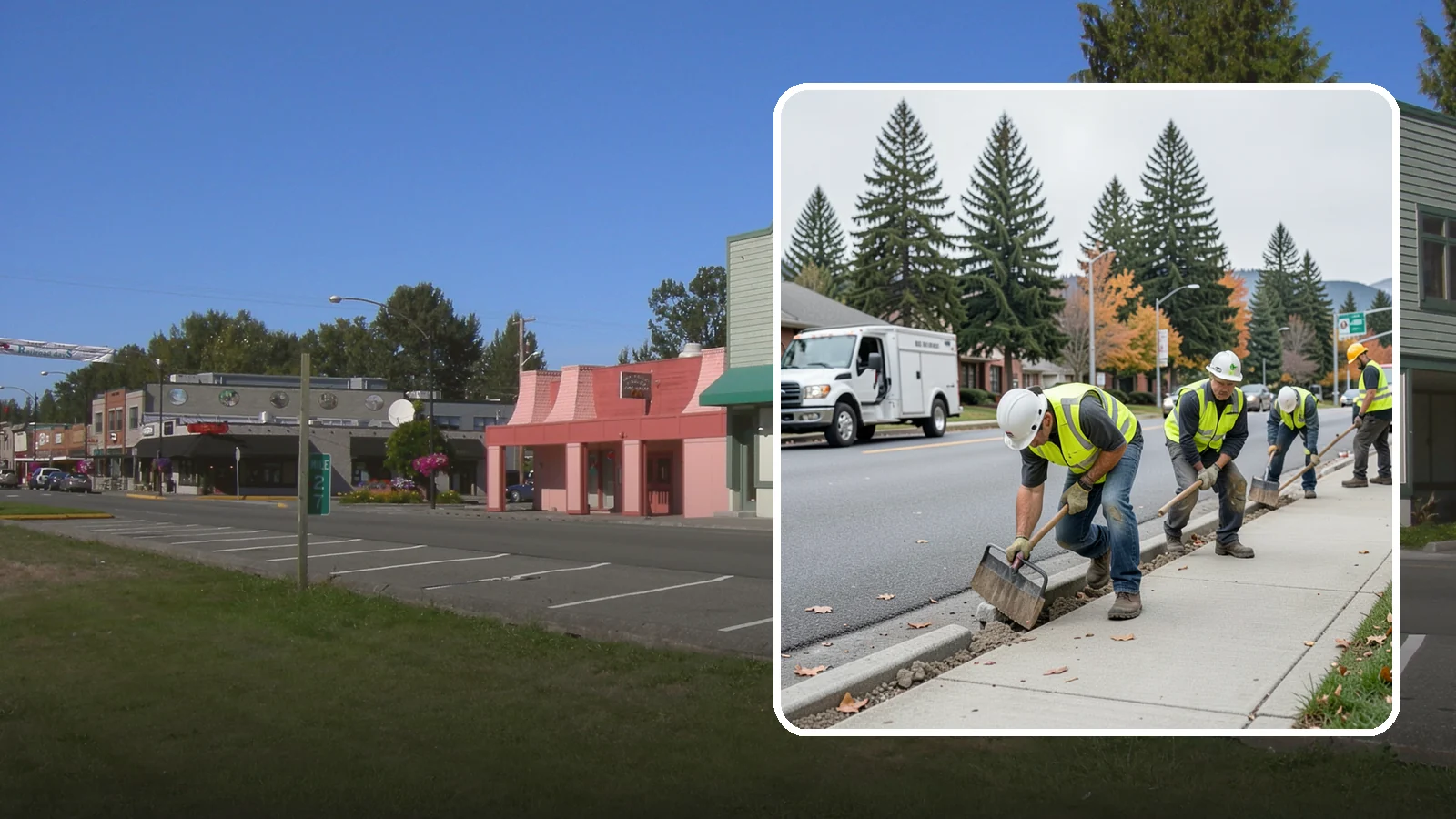 Trip Hazard Removal in Snoqualmie, King County, WA - Precision trip hazard removal that eliminates displaced sidewalk edges quickly and cost-effectively without full replacement.
