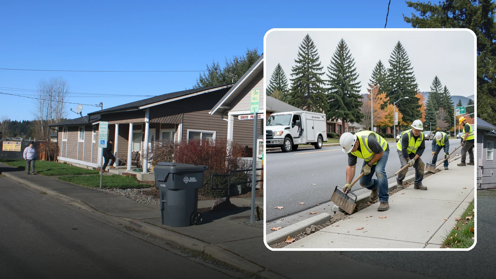 Trip Hazard Removal in South Prairie, Pierce County, WA - Precision trip hazard removal that eliminates displaced sidewalk edges quickly and cost-effectively without full replacement.