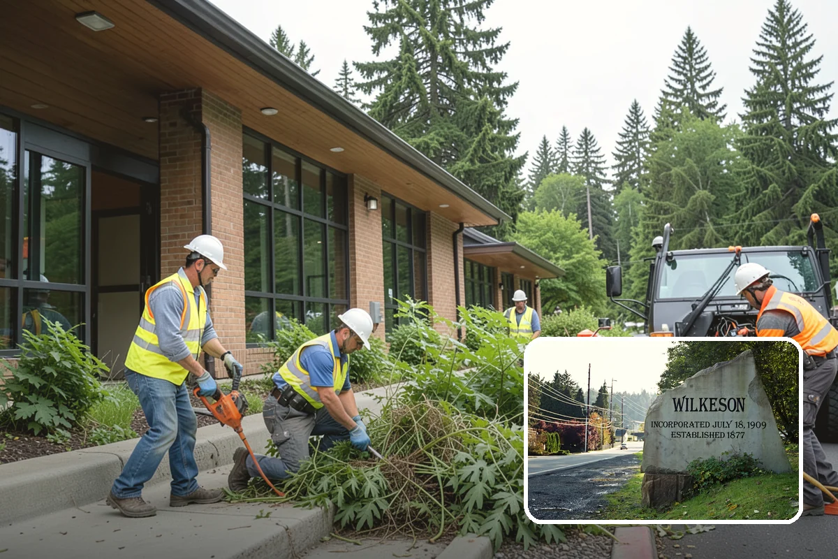 Trip Hazard Removal in Wilkeson, Pierce County, WA - Removes documented trip hazards at low cost per location