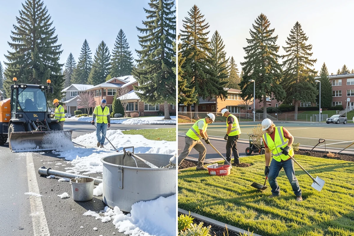 Trip Hazard Removal in Wilkeson, Pierce County, WA - Survey walkways and measure vertical displacements against ADA limits