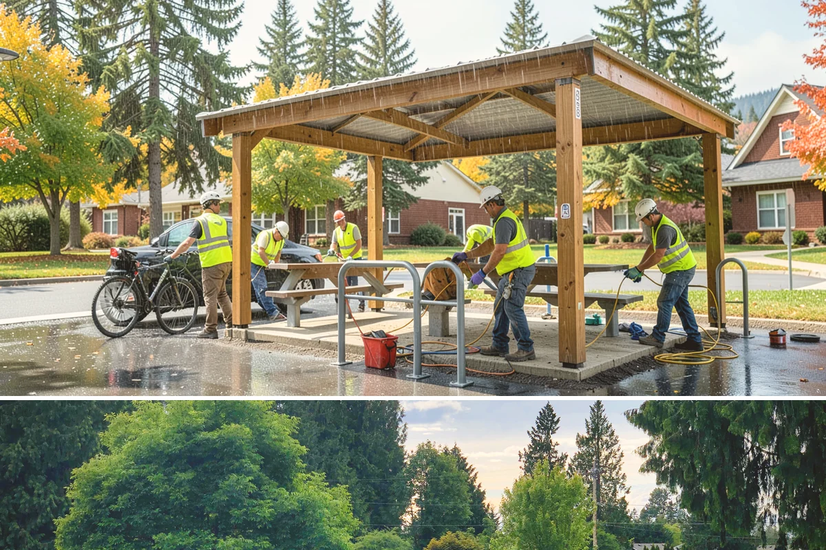 Turf Edging in Bonney Lake, Pierce County, WA - Edging peaks alongside active mowing from spring through early fall, with lighter touch-ups during the slow-growth wet season to...