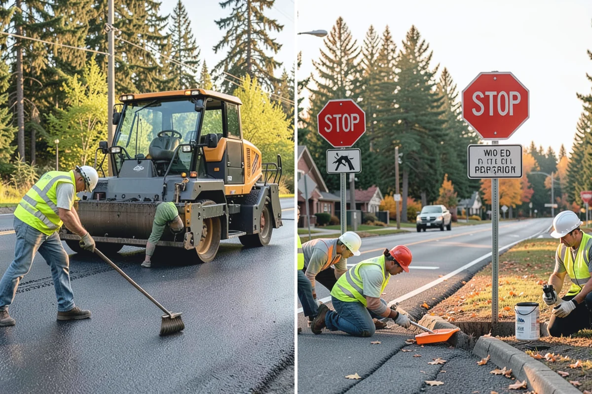 Turf Edging in Darrington, Snohomish County, WA - Identify all edges along walks, curbs, drives, and beds