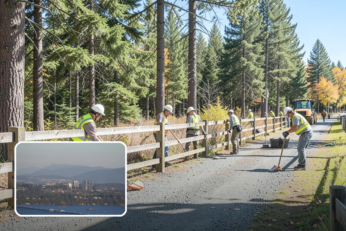 Turf Edging in Medina, King County, WA - Sharp, professional definition at every hardscape edge