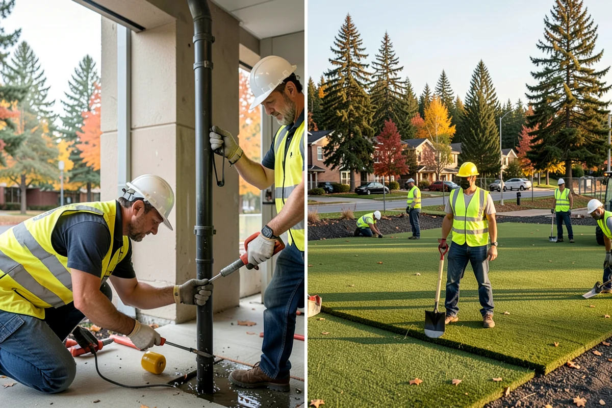Turf Edging in Normandy Park, King County, WA - Identify all edges along walks, curbs, drives, and beds