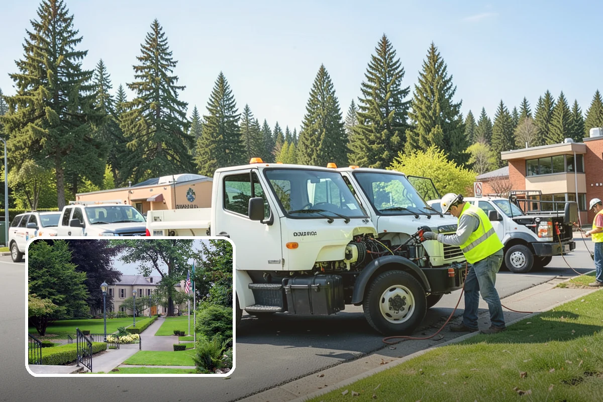 Turf Edging in Woodinville, King County, WA - Sharp, professional definition at every hardscape edge