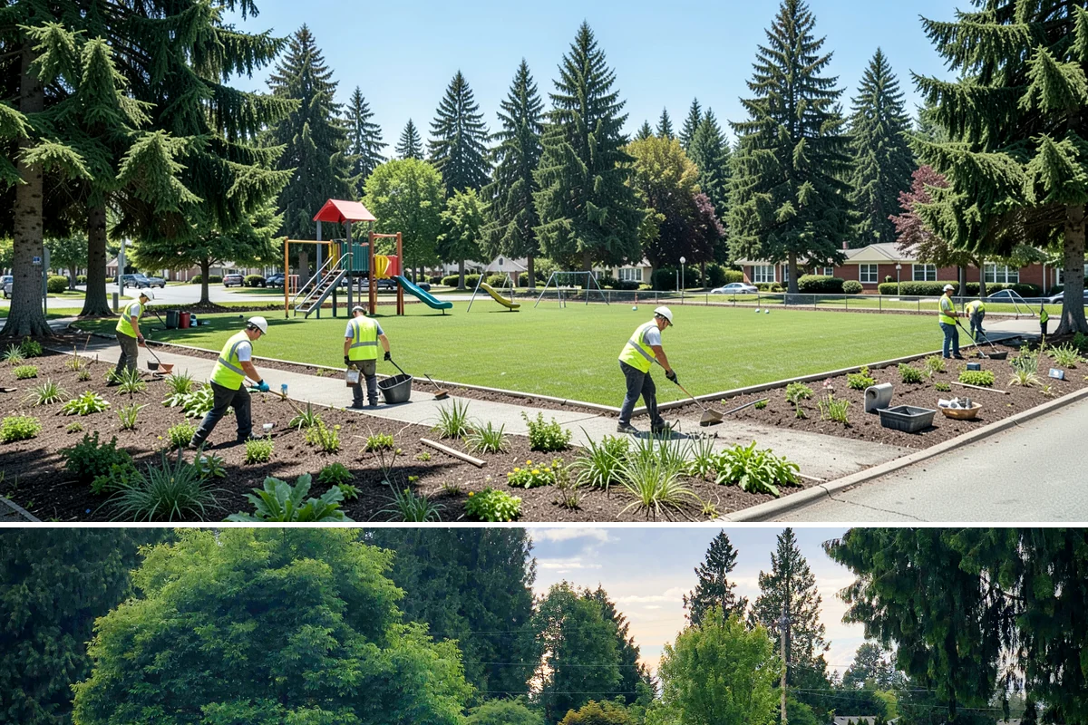 Turf Field Grooming in Bonney Lake, Pierce County, WA - Grooming is scheduled most frequently during the active playing season and after heavy-use tournament weekends.