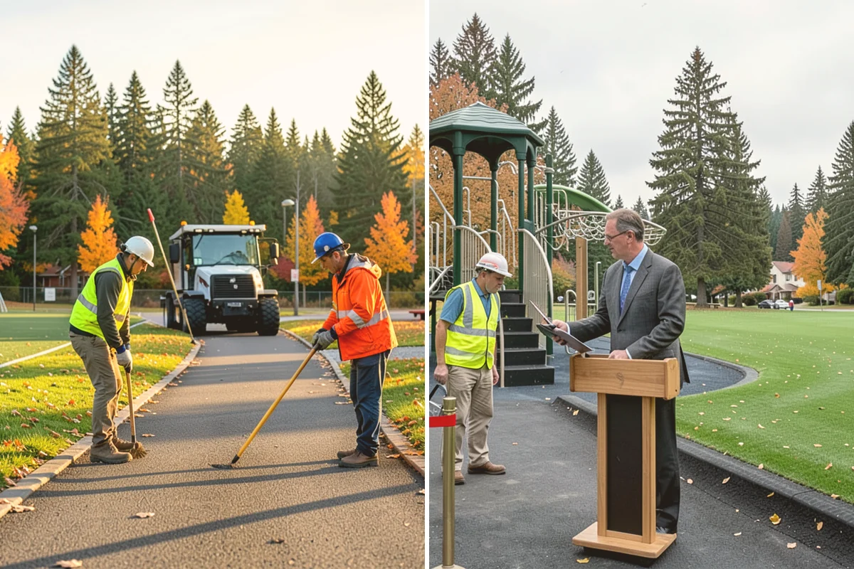 Turf Field Grooming in Bothell, King County, WA - Identify high-traffic wear zones with field staff