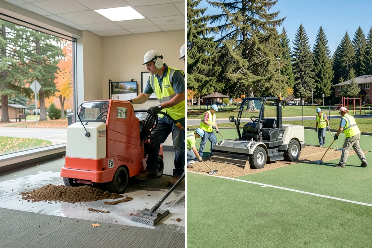 Turf Field Grooming in Lake Forest Park, King County, WA - Identify high-traffic wear zones with field staff