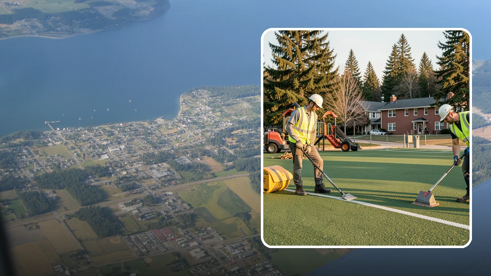 Turf Field Maintenance in Coupeville, Island County, WA - Scheduled maintenance of synthetic turf fields to protect safety performance and manufacturer warranty.