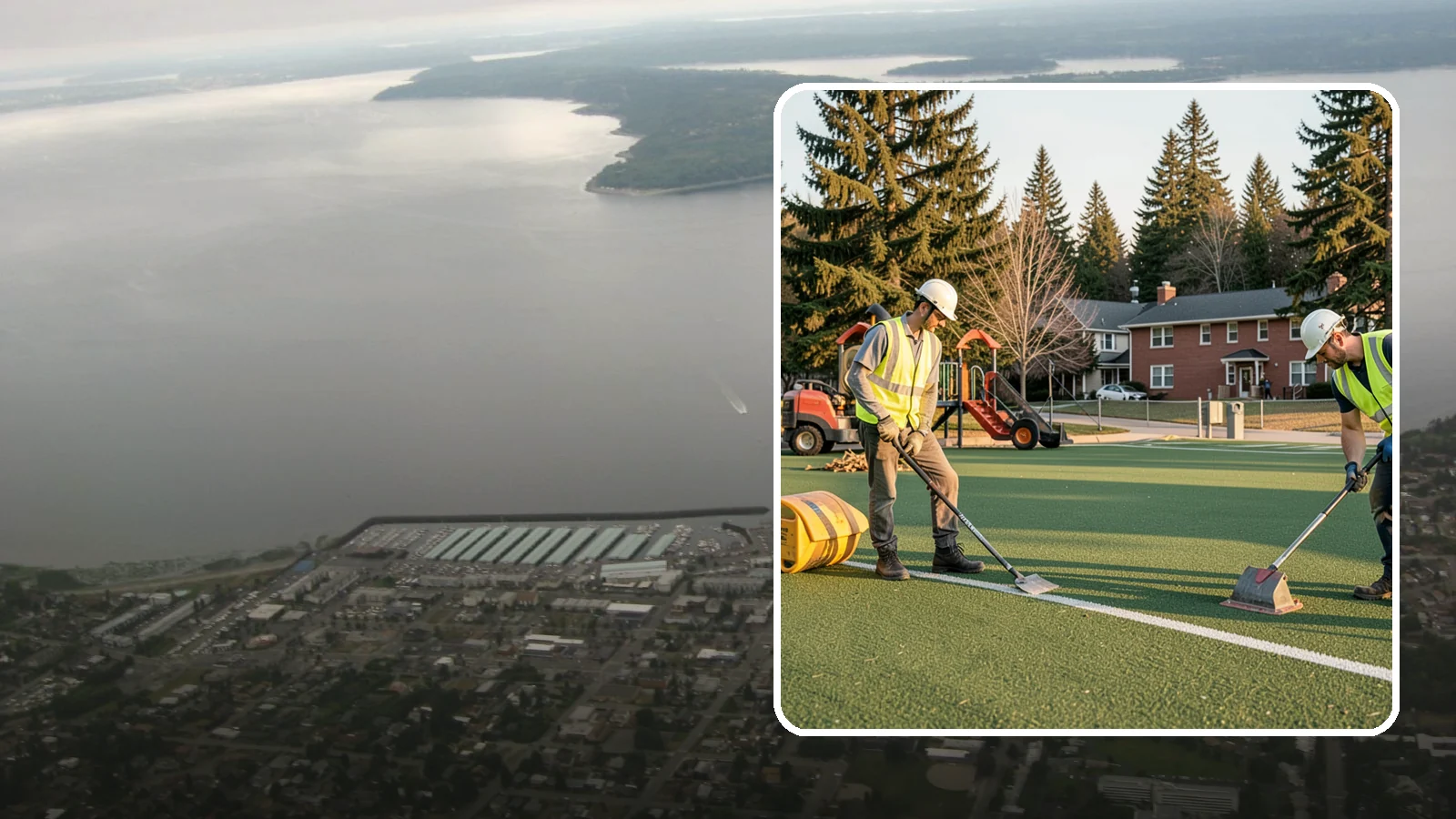 Turf Field Maintenance in Des Moines, King County, WA - Scheduled maintenance of synthetic turf fields to protect safety performance and manufacturer warranty.