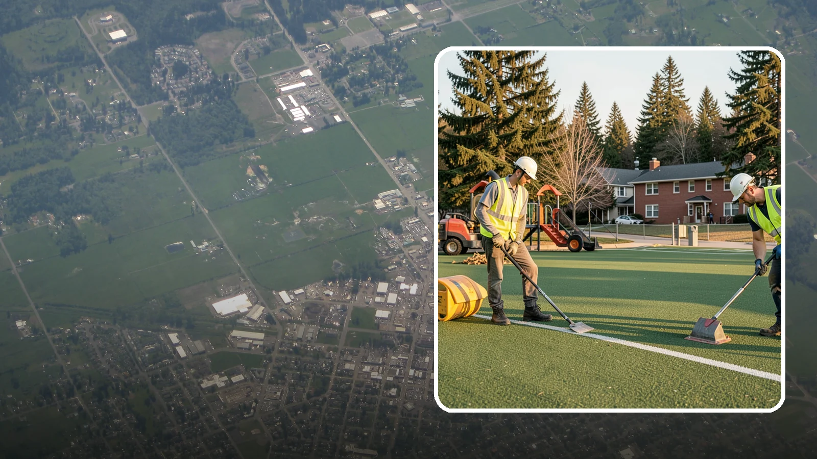 Turf Field Maintenance in Enumclaw, King County, WA - Scheduled maintenance of synthetic turf fields to protect safety performance and manufacturer warranty.