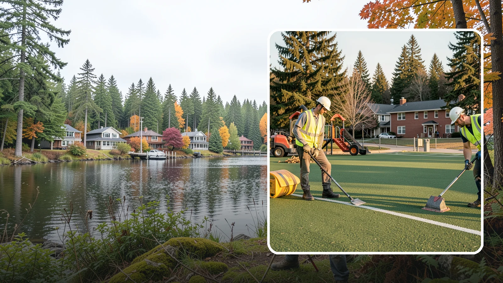 Turf Field Maintenance in La Conner, Skagit County, WA - Scheduled maintenance of synthetic turf fields to protect safety performance and manufacturer warranty.