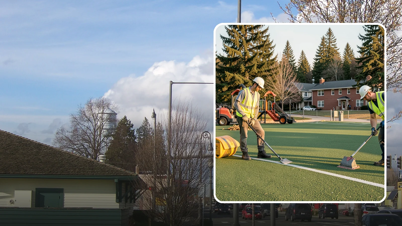 Turf Field Maintenance in Marysville, Snohomish County, WA - Scheduled maintenance of synthetic turf fields to protect safety performance and manufacturer warranty.