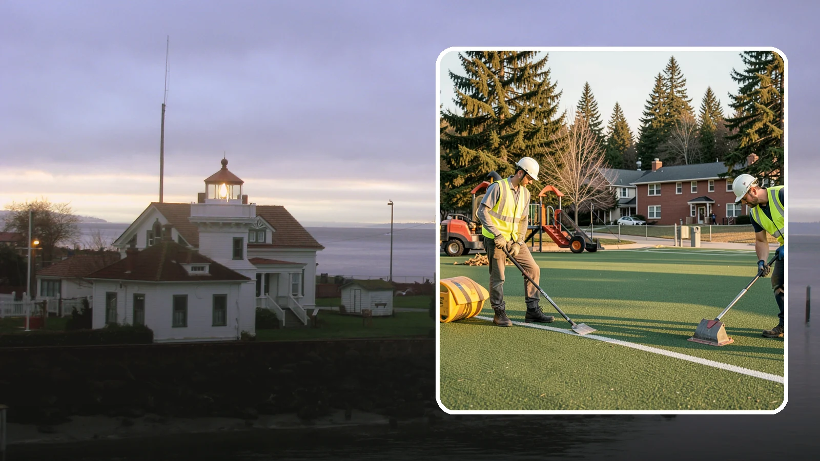 Turf Field Maintenance in Mukilteo, Snohomish County, WA - Scheduled maintenance of synthetic turf fields to protect safety performance and manufacturer warranty.