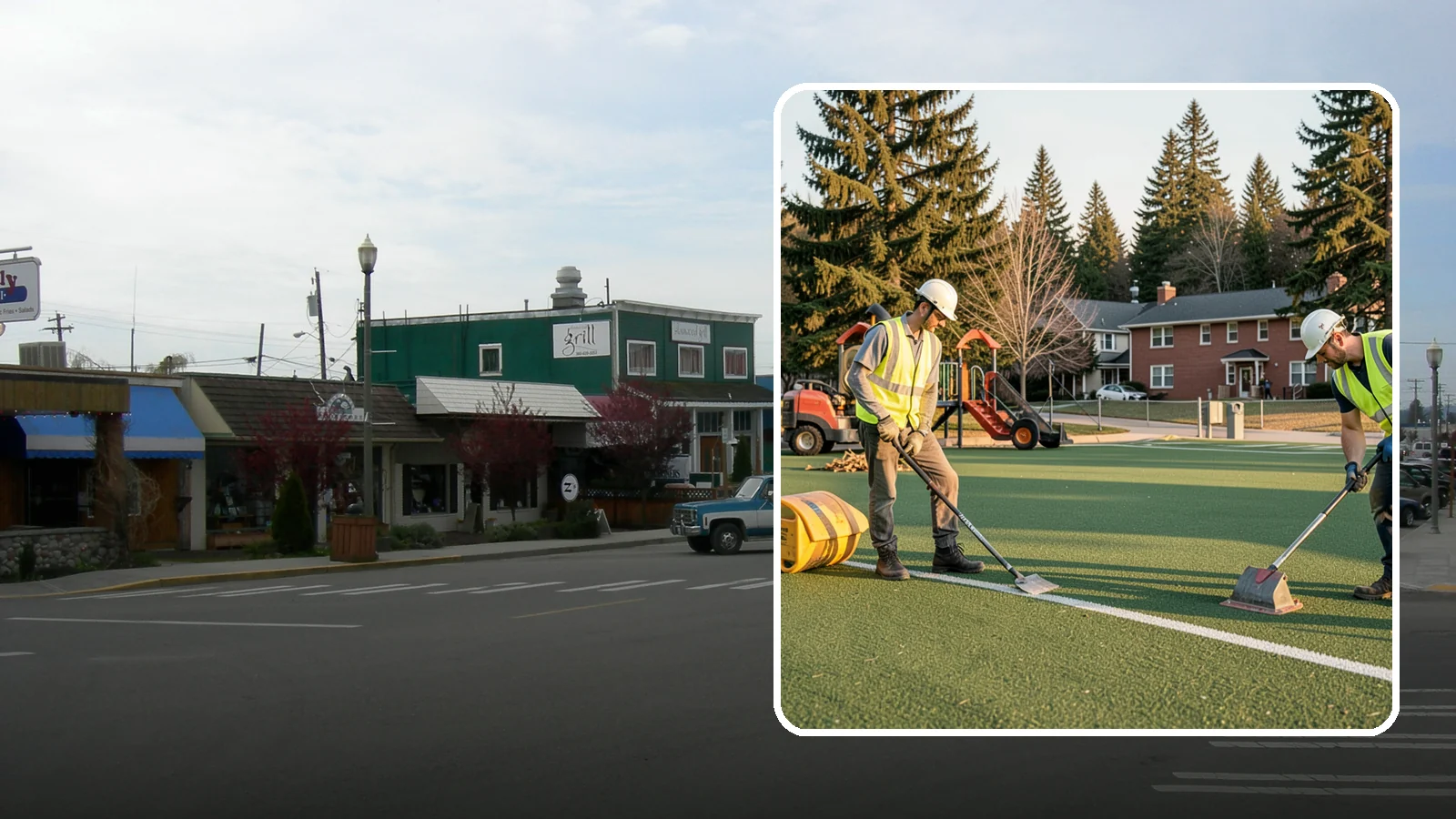 Turf Field Maintenance in Stanwood, Snohomish County, WA - Scheduled maintenance of synthetic turf fields to protect safety performance and manufacturer warranty.