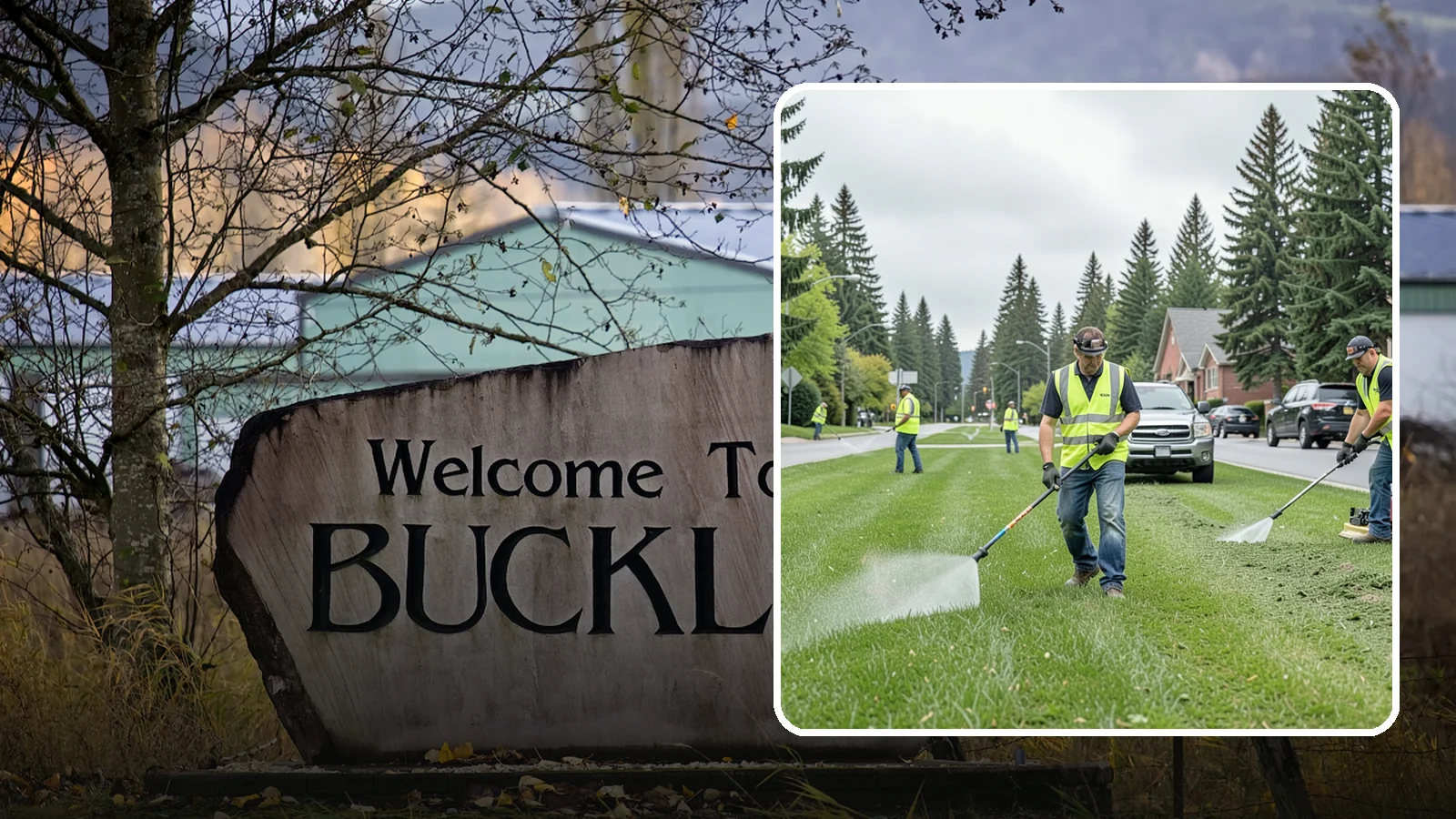 Turf Mowing in Buckley, Pierce County, WA - Reliable scheduled mowing that keeps public lawns clean, even, and healthy throughout the growing season.