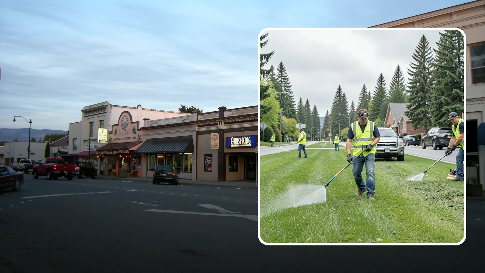 Turf Mowing in Burlington, Skagit County, WA - Reliable scheduled mowing that keeps public lawns clean, even, and healthy throughout the growing season.