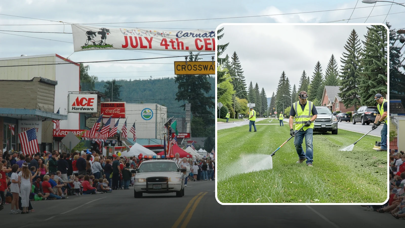 Turf Mowing in Carnation, King County, WA - Reliable scheduled mowing that keeps public lawns clean, even, and healthy throughout the growing season.