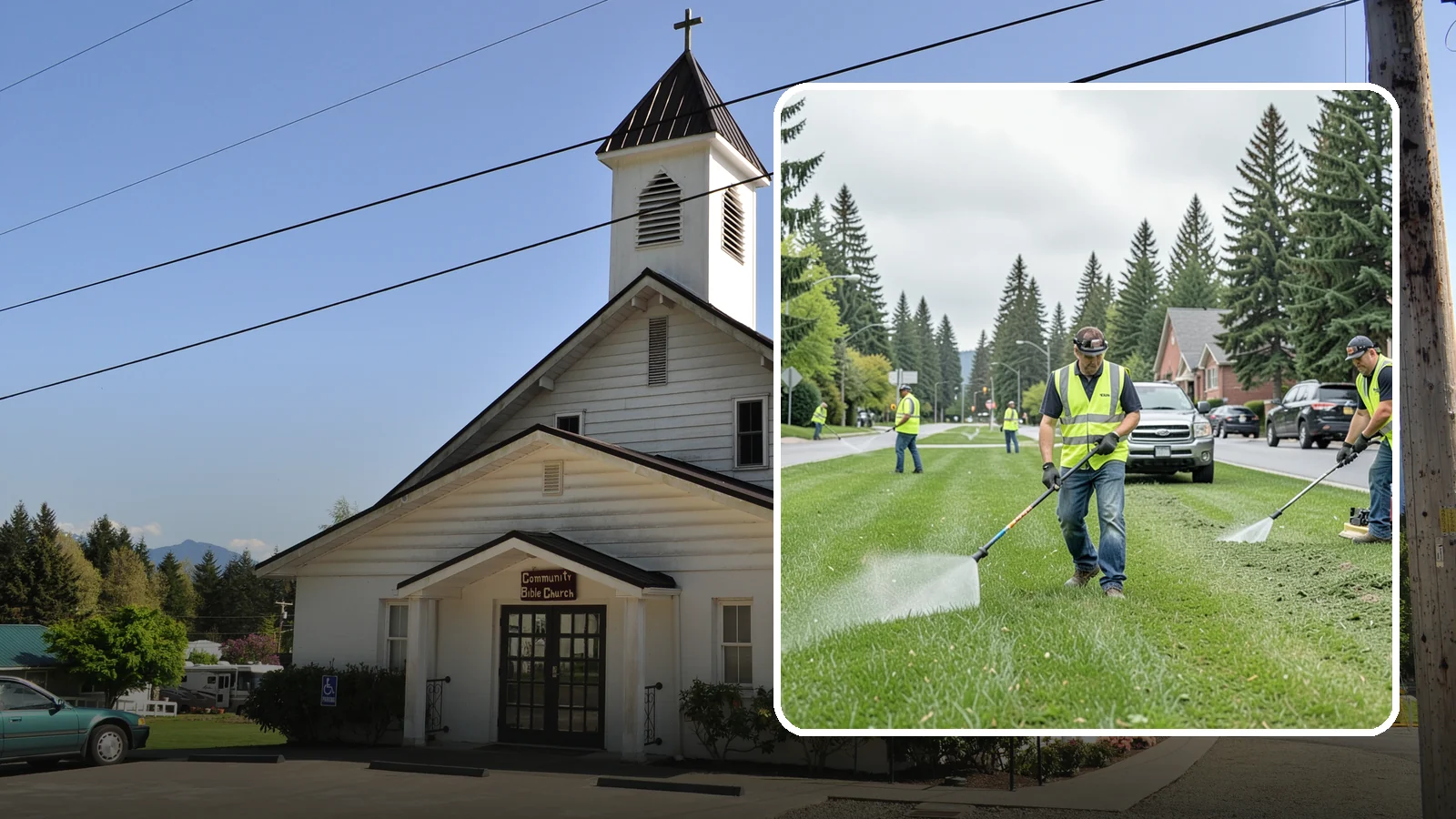 Turf Mowing in Concrete, Skagit County, WA - Reliable scheduled mowing that keeps public lawns clean, even, and healthy throughout the growing season.