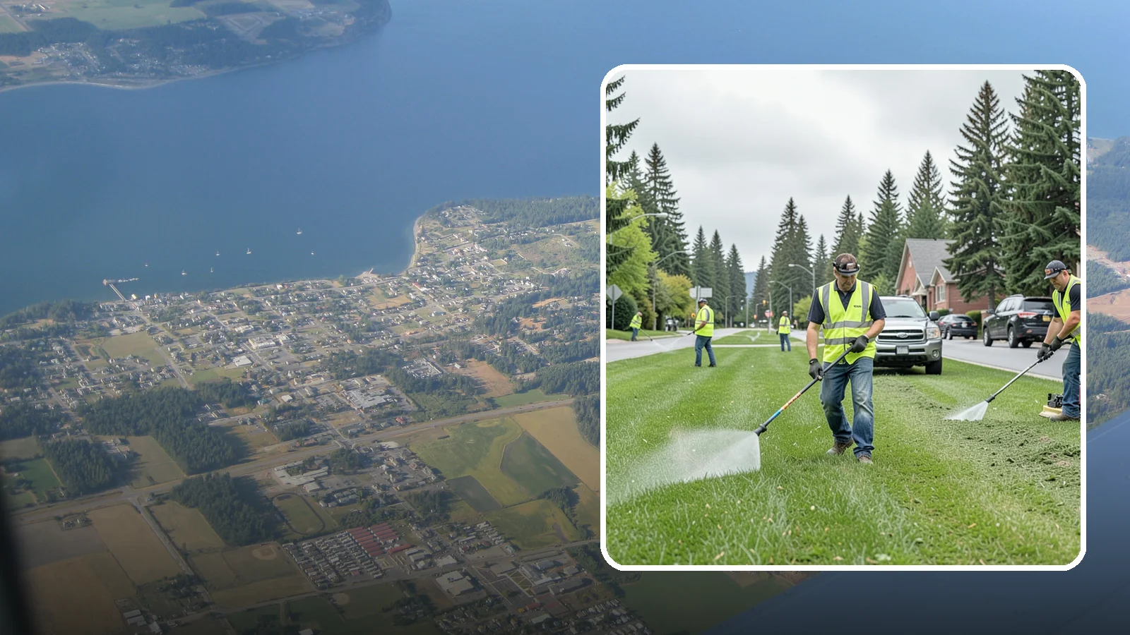 Turf Mowing in Coupeville, Island County, WA - Reliable scheduled mowing that keeps public lawns clean, even, and healthy throughout the growing season.