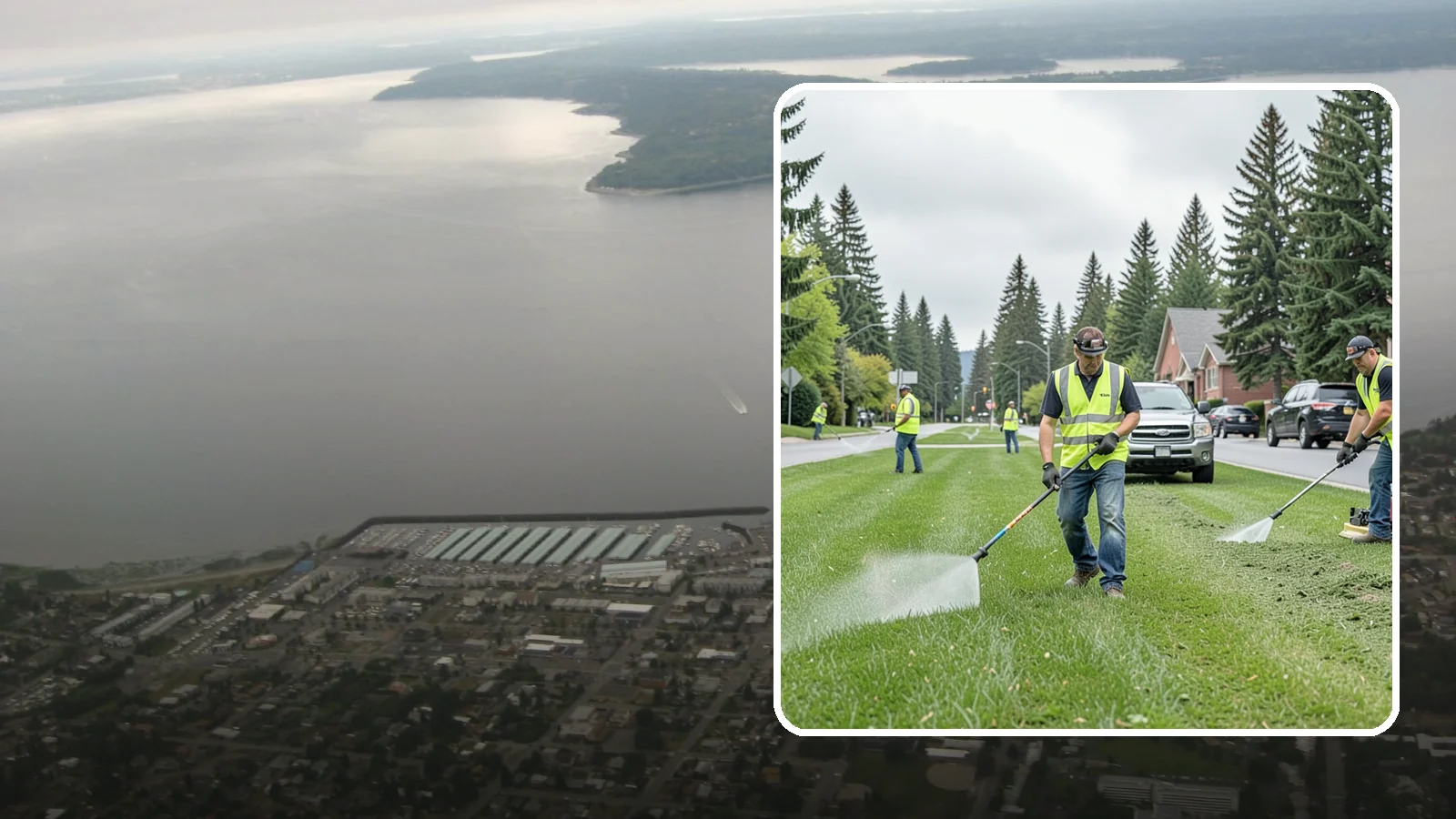 Turf Mowing in Des Moines, King County, WA - Reliable scheduled mowing that keeps public lawns clean, even, and healthy throughout the growing season.