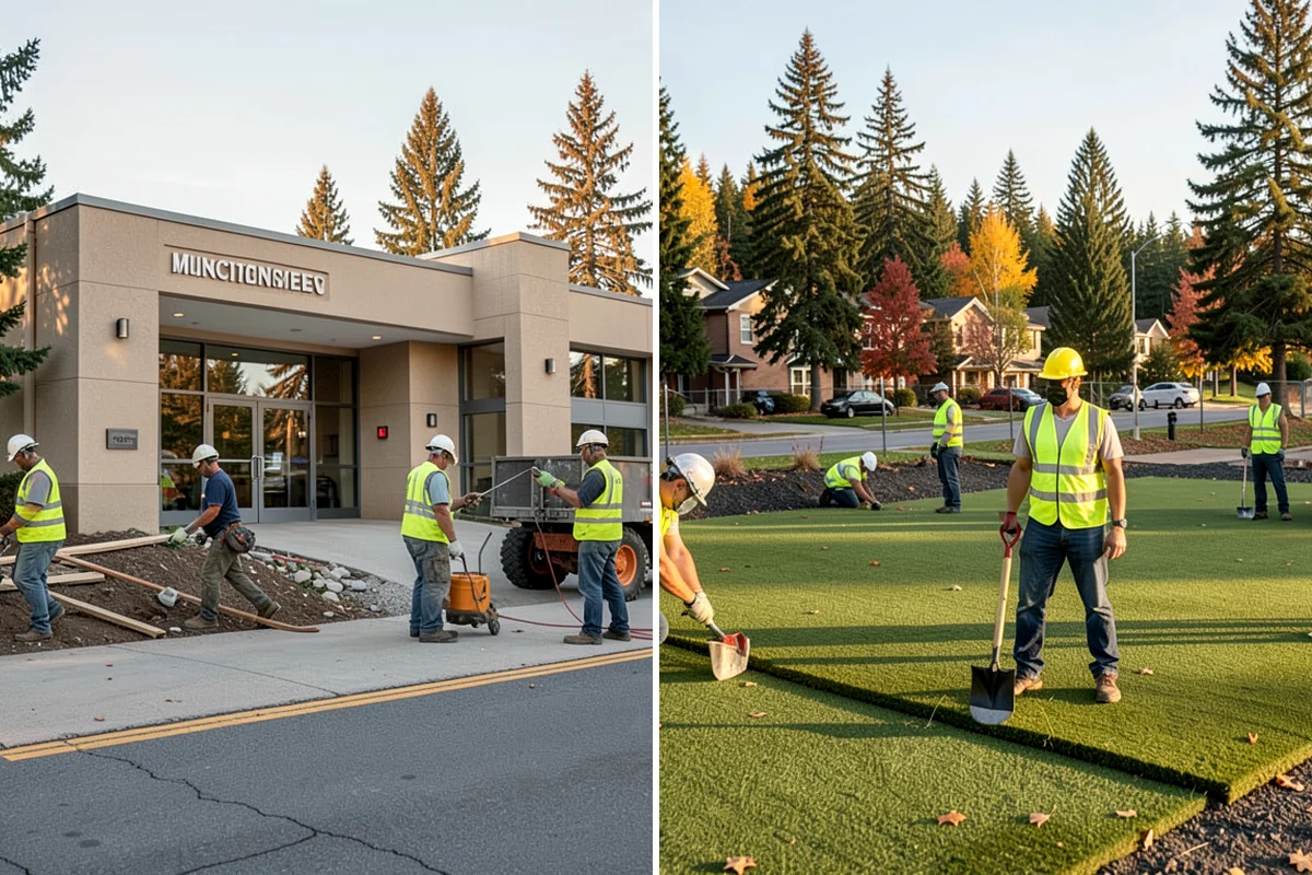 Turf Mowing in Enumclaw, King County, WA - Set mowing heights and frequencies by site and turf type