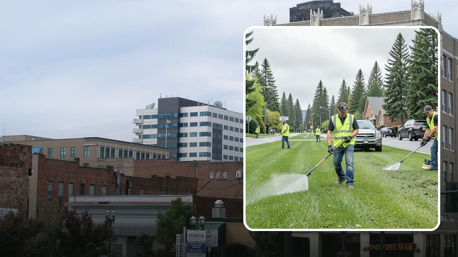 Turf Mowing in Everett, Snohomish County, WA - Reliable scheduled mowing that keeps public lawns clean, even, and healthy throughout the growing season.