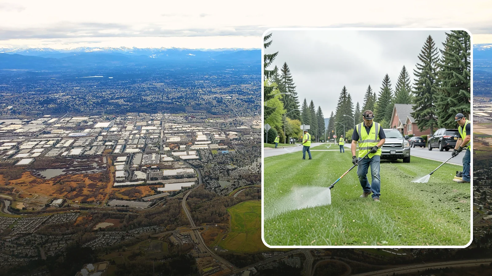Turf Mowing in Kent, King County, WA - Reliable scheduled mowing that keeps public lawns clean, even, and healthy throughout the growing season.