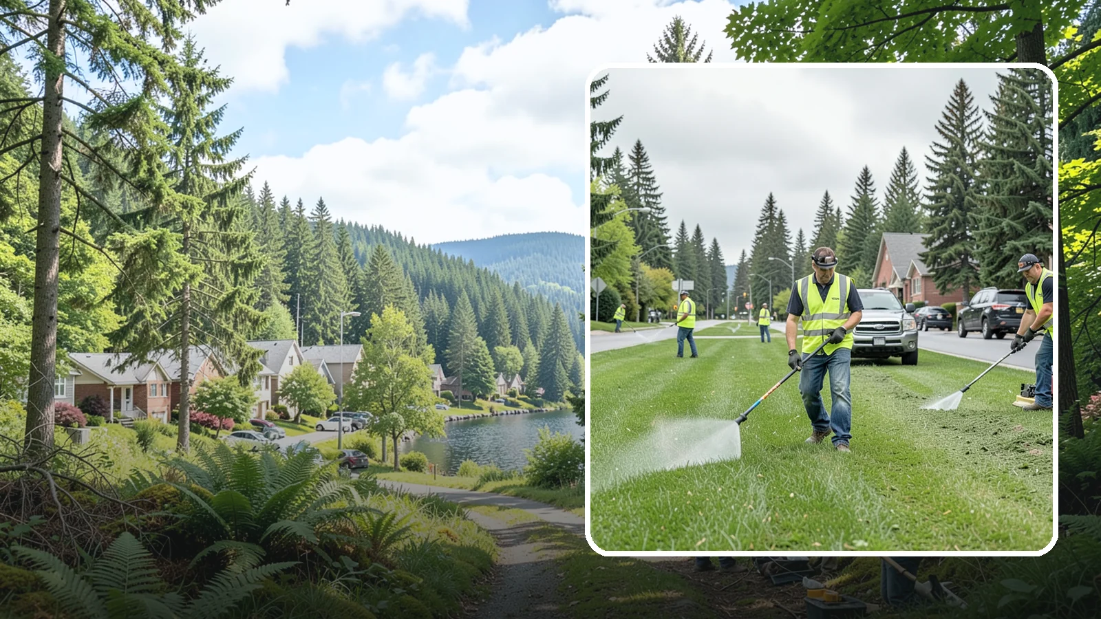 Turf Mowing in Lake Forest Park, King County, WA - Reliable scheduled mowing that keeps public lawns clean, even, and healthy throughout the growing season.