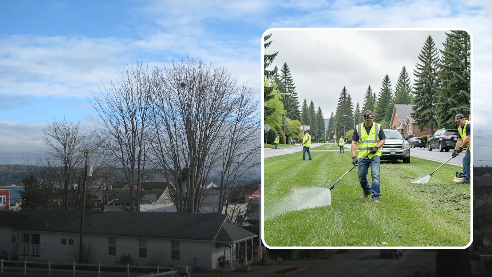 Turf Mowing in Langley, Island County, WA - Reliable scheduled mowing that keeps public lawns clean, even, and healthy throughout the growing season.