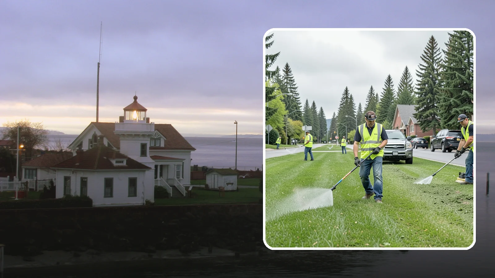 Turf Mowing in Mukilteo, Snohomish County, WA - Reliable scheduled mowing that keeps public lawns clean, even, and healthy throughout the growing season.