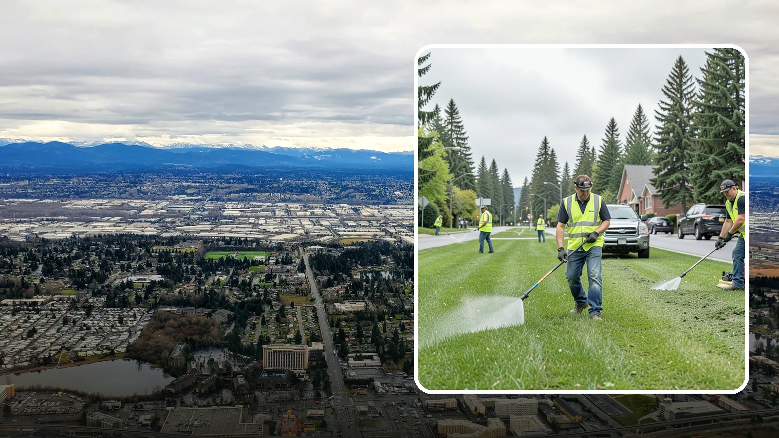Turf Mowing in SeaTac, King County, WA - Reliable scheduled mowing that keeps public lawns clean, even, and healthy throughout the growing season.